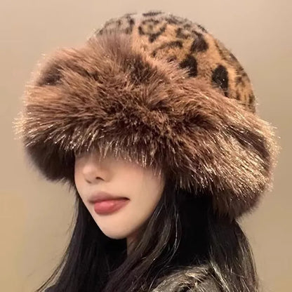 Sombrero con Cobertura de Orejas y Estampado Animal para Mujer | Ideal para Invierno