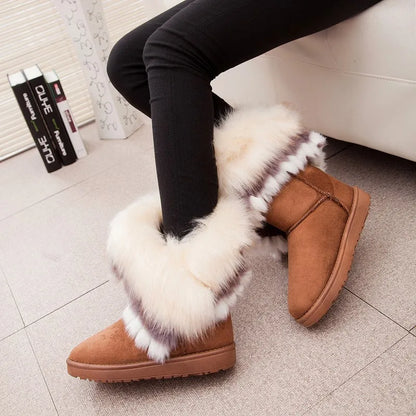 Botas De Invierno Con Forro Interior Y Diseño Cerrado Para Mujer | Ideal Para Invierno