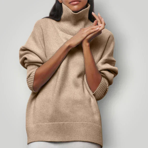 Jersey De Cuello Alto En Tallas Grandes Para Mujer | Ideal Para Uso Diario