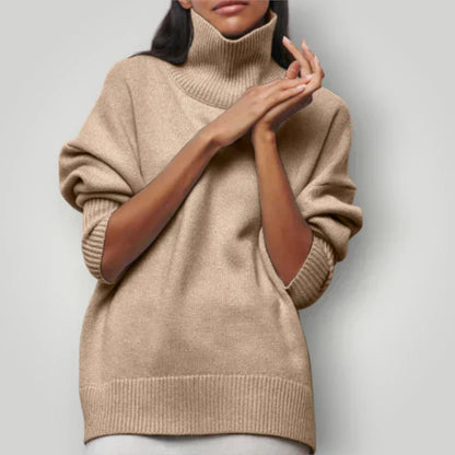 Jersey De Cuello Alto En Tallas Grandes Para Mujer | Ideal Para Uso Diario