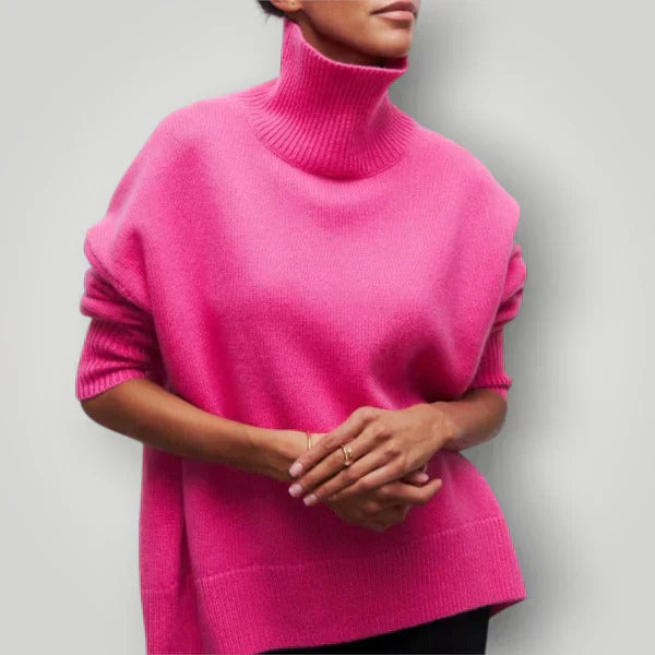 Jersey De Cuello Alto En Tallas Grandes Para Mujer | Ideal Para Uso Diario