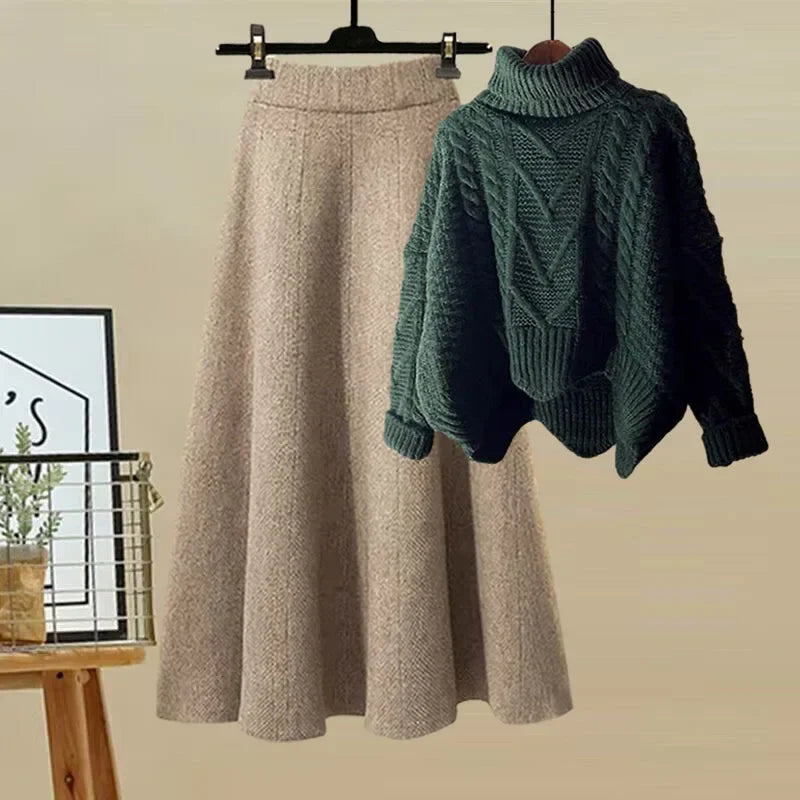 Conjunto de Dos Piezas con Col Alto para Mujer | Ideal para Uso Diario o Formal