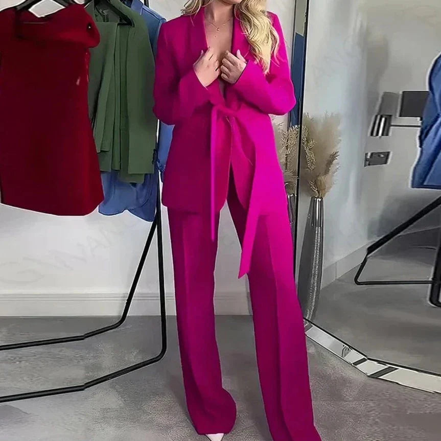 Conjunto de Dos Piezas con Top y Pantalón Coordinados para Mujer | Ideal para Todo el Año