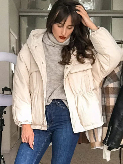 Manteco Largo con Capucha y Cierre de Botones para Mujer | Ideal para Invierno