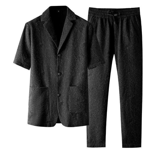 Conjunto Formal Dos Piezas Para Hombre Con Chaqueta De Botón Simple Y Pantalón | Ideal Para Eventos Profesionales