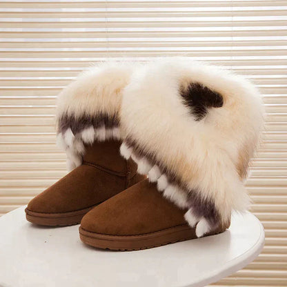 Botas De Invierno Con Forro Interior Y Diseño Cerrado Para Mujer | Ideal Para Invierno