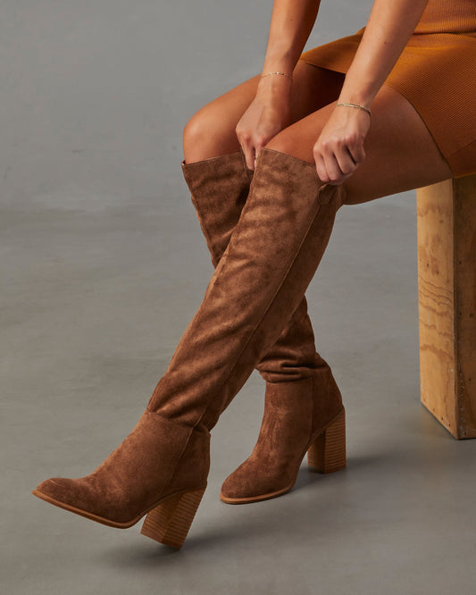 Botas Altas Con Diseño Slouch y Suela Resistente Para Mujer | Ideal Para Diferentes Ocasiones