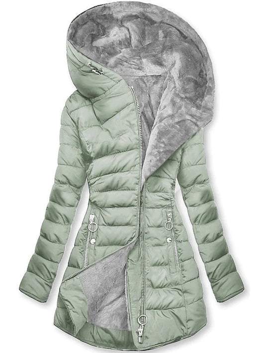 Abrigo Largo con Cinturón para Mujer | Ideal para Entretiempo y Principio de Invierno