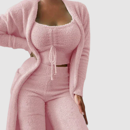 Conjunto de Tres Piezas con Corte Relajado para Adultos | Ideal para Uso Diario