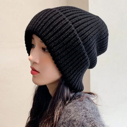 Gorro Oversize con Diseño Elástico para Mujer | Ideal para Temporadas Frescas