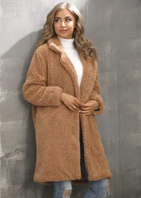 Abrigo Largo con Cierre Frontal para Mujer | Ideal para Uso Diario y Ocasiones Formales