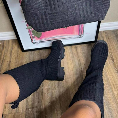 Botas Altas para Mujer con Suela Estable | Ideal para Invierno