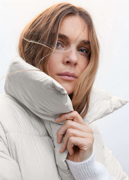 Parka Acolchada con Capucha para Mujer | Ideal para La Temporada Fría