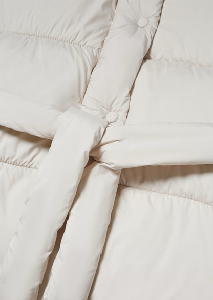 Parka Acolchada con Capucha para Mujer | Ideal para La Temporada Fría