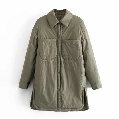 Abrigo De Invierno Con Corte Funcional Para Mujer | Ideal Para Temporada Fría