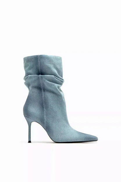 Botas De Tacón Alto para Mujer con Diseño Estructurado | Ideal para Uso Diario