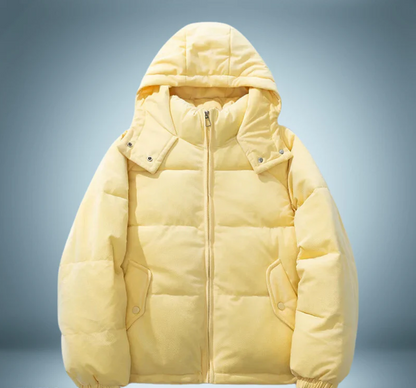 Abrigo Acolchado Con Capucha Integrada | Ideal Para Uso Diario En Invierno