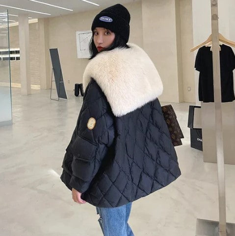 Chaqueta Con Cuello Alto y Cierre de Cremallera Para Mujer | Ideal Para La Temporada Fría