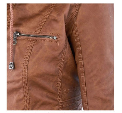 Chaqueta Corta Con Cremallera Frontal y Mangas Largas Para Mujer | Ideal Para Entretiempo