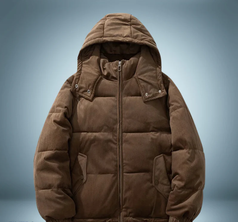Abrigo Acolchado Con Capucha Integrada | Ideal Para Uso Diario En Invierno