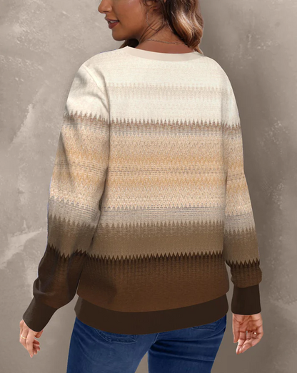 Jersey de Punto a Rayas para Mujer | Ideal para Uso Diario