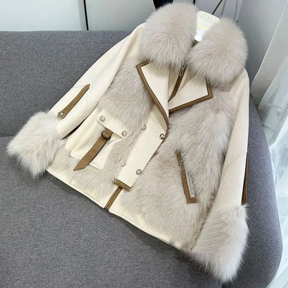 Abrigo con Corte Recto Y Cierre Frontal para Mujer | Ideal para Días Fríos