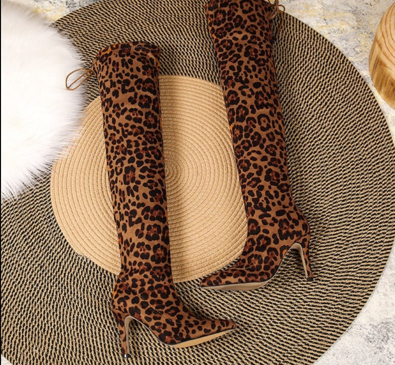 Botas Altas para Mujer con Diseño Estampado | Ideal para Invierno