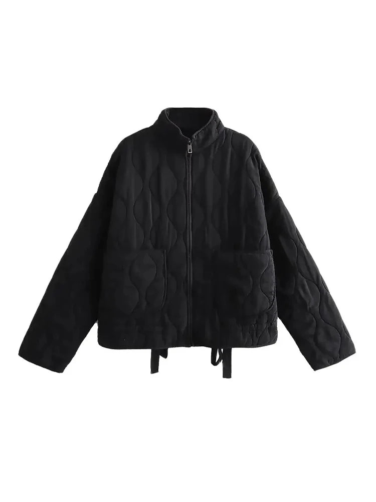 Chaqueta Acolchada con Corte Amplio para Mujer | Ideal para Otoño E Invierno