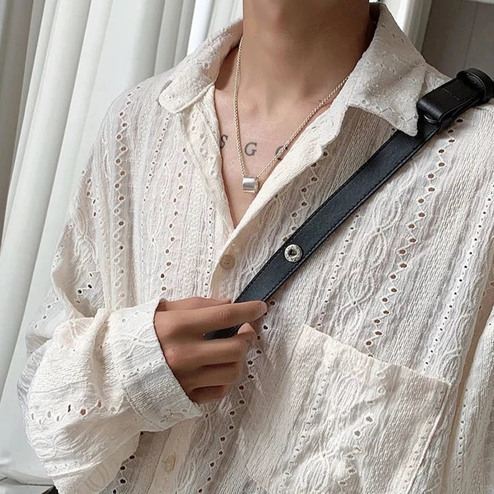 Camisa de Manga Larga con Cuello Clásico para Mujer | Ideal para Uso Diario o Ocasiones Informales