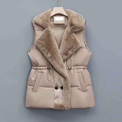 Chaleco Acolchado con Detalle Funcional para Mujer | Ideal para Invierno