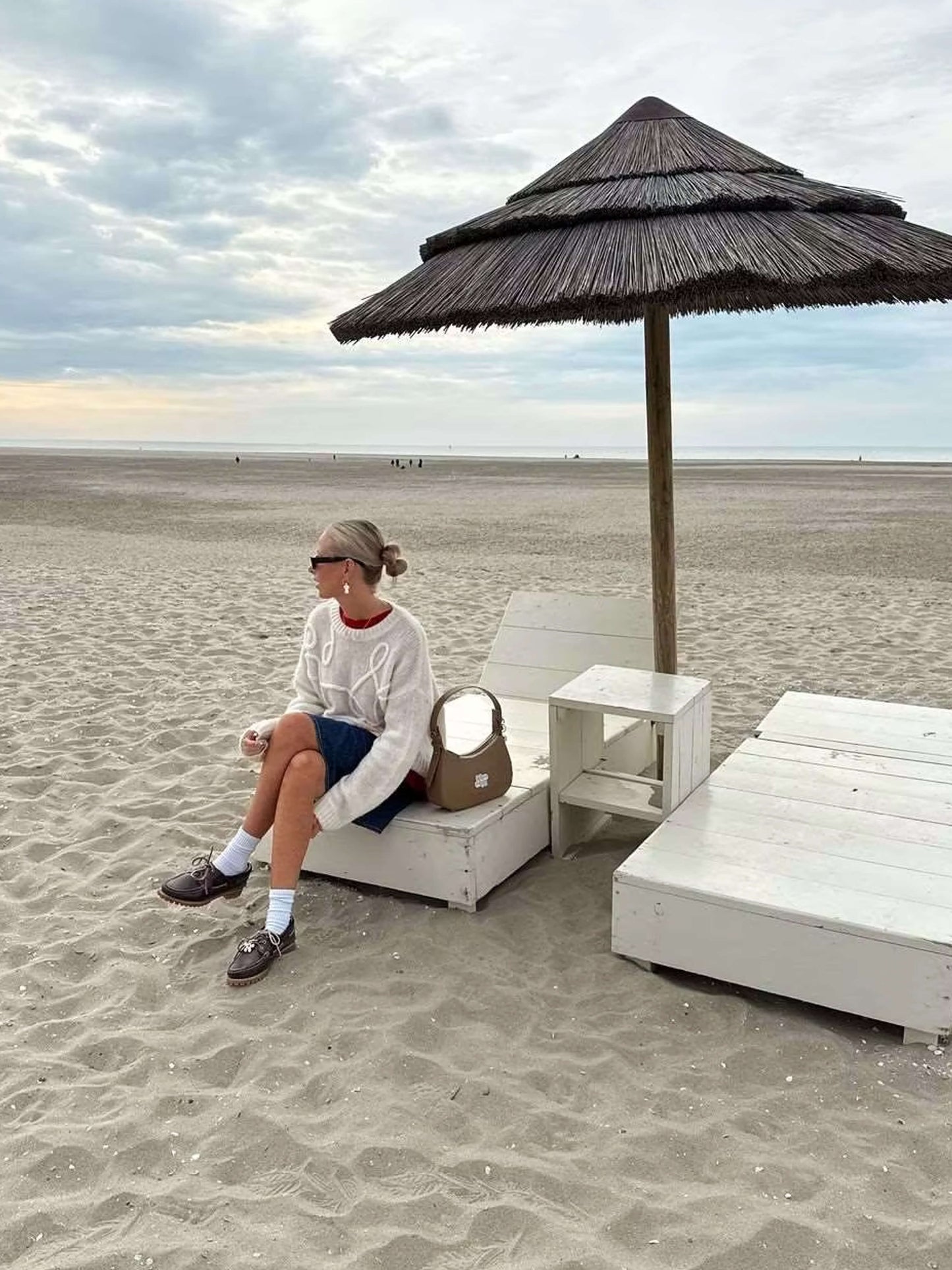 Jersey De Punto con Corte Oversize para Mujer | Ideal para Días Frescos