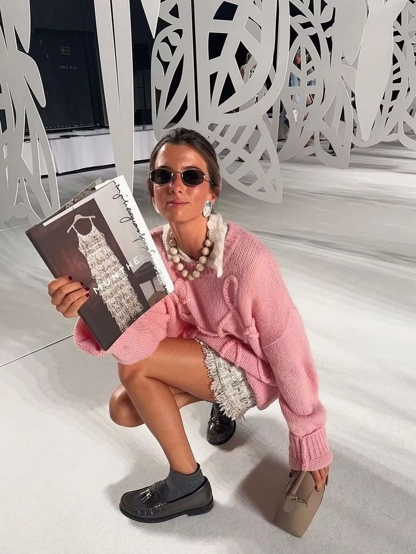 Jersey De Punto con Corte Oversize para Mujer | Ideal para Días Frescos