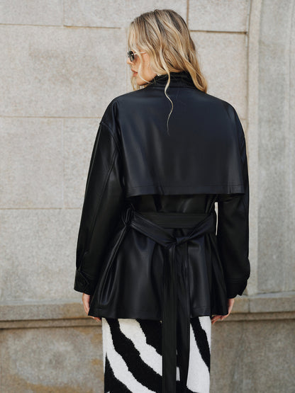 Chaqueta Acolchada con Cinturón Ajustable para Mujer | Ideal para Entretiempo y Uso Exterior