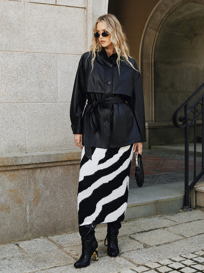 Chaqueta Acolchada con Cinturón Ajustable para Mujer | Ideal para Entretiempo y Uso Exterior