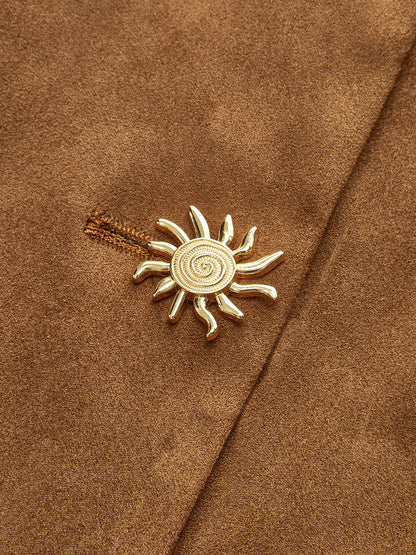 Chaqueta con Botones Metálicos para Mujer | Ideal para Uso Diario o Profesional