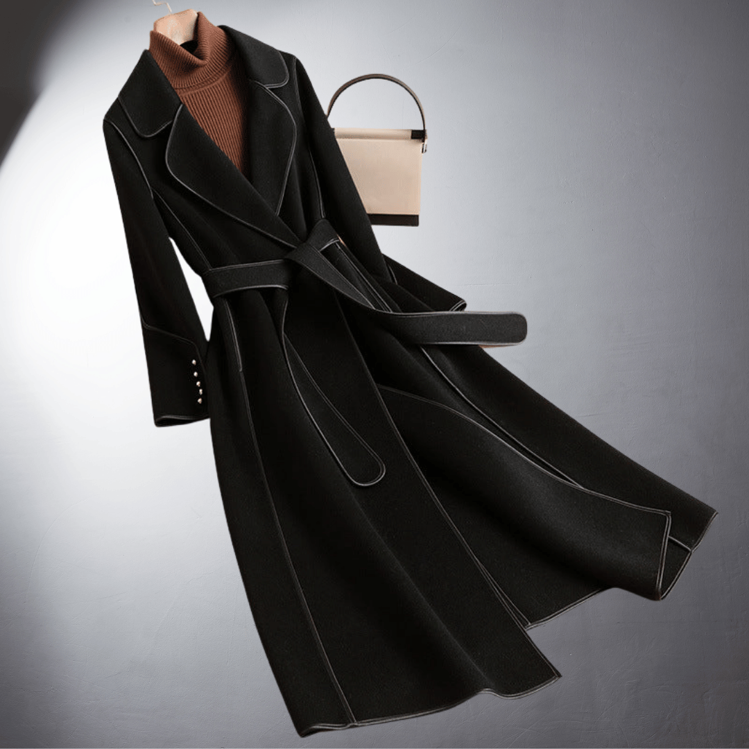 Abrigo Largo con Silueta Clásica para Mujer | Ideal para el Invierno