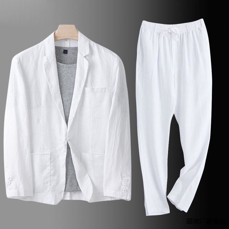Conjunto Dos Piezas con Blazer de Corte Holgado y Pantalón Recto para Adultos | Ideal para Contextos Semi-Formales