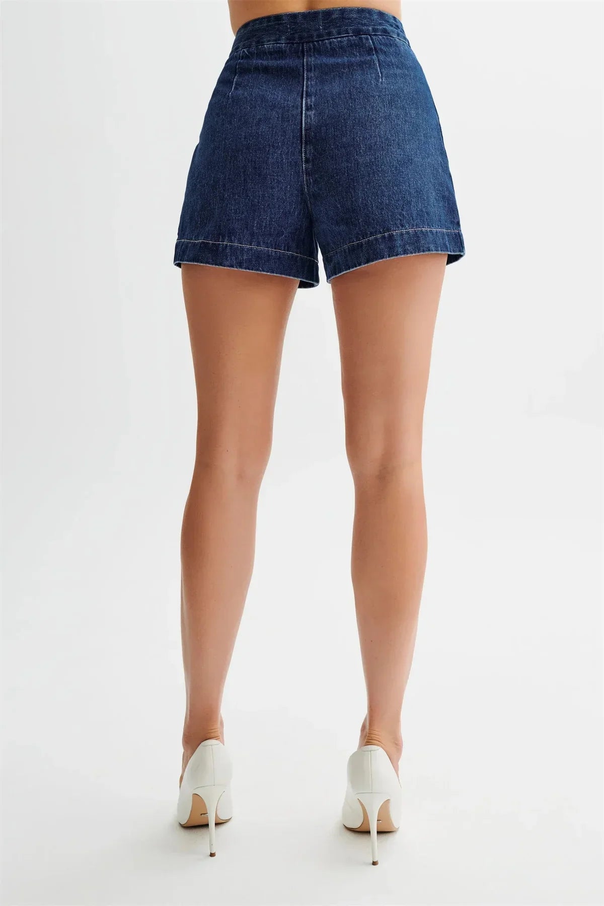 Conjunto De Dos Piezas con Top Sin Mangas y Shorts De Talle Alto para Mujer | Ideal para Uso Diario