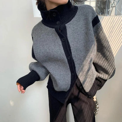 Jersey De Manga Larga Con Corte Amplio Para Mujer | Ideal Para Otoño