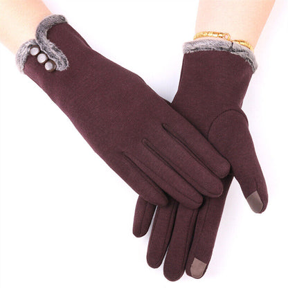 Guantes de Mujer con Función Táctil y Corte Ajustado | Ideal para Uso Diario en Invierno