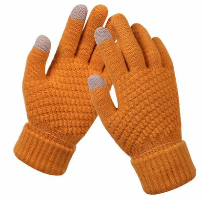 Guantes Con Motivo Texturizado Para Adultos | Ideal Para Invierno