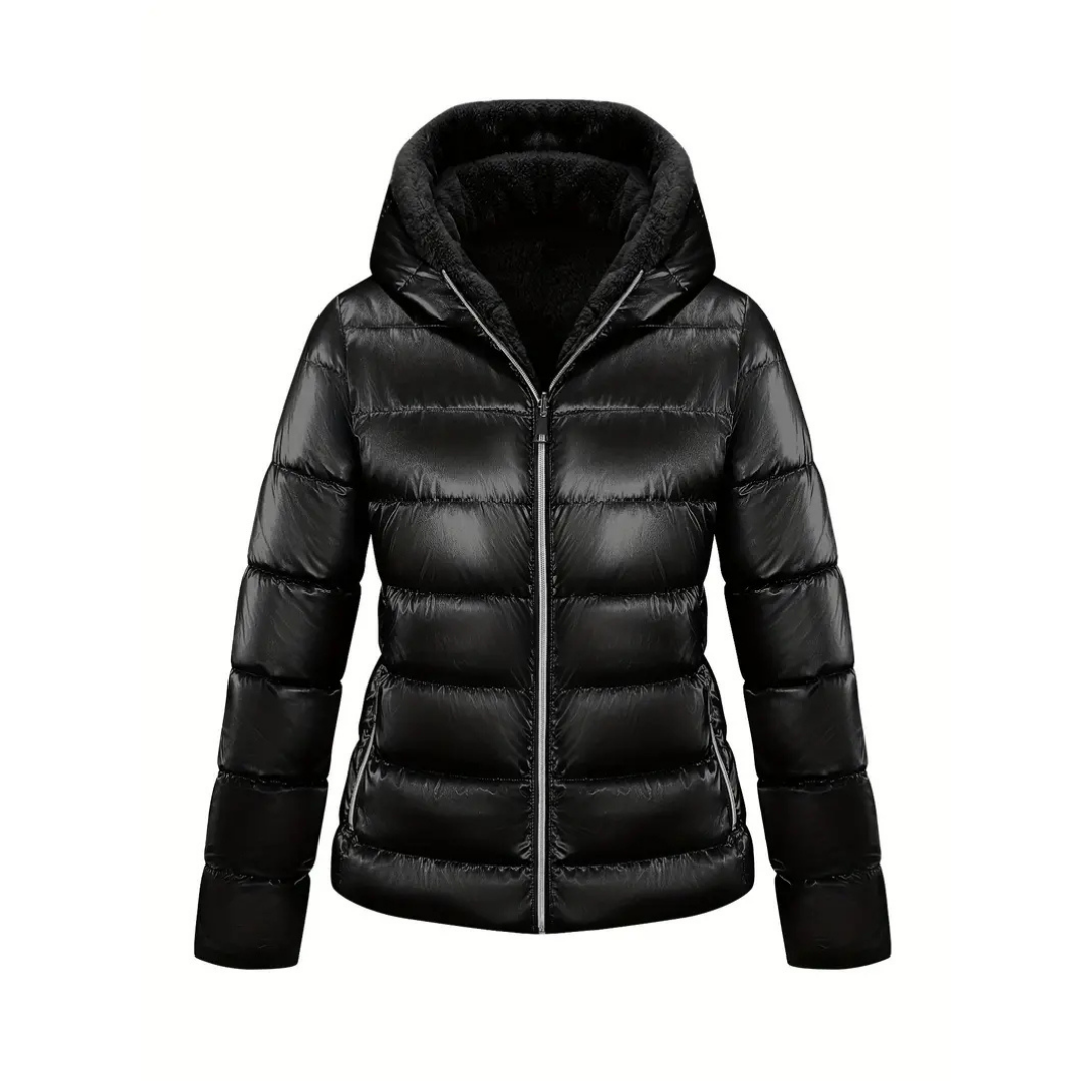 Chaqueta Reversible Con Capucha Para Mujer | Ideal Para Invierno