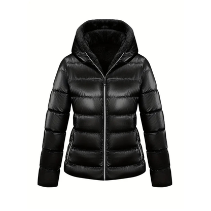 Chaqueta Reversible Con Capucha Para Mujer | Ideal Para Invierno