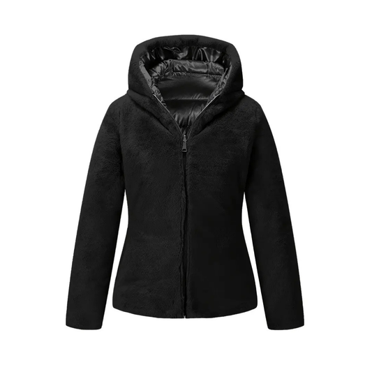 Chaqueta Reversible Con Capucha Para Mujer | Ideal Para Invierno