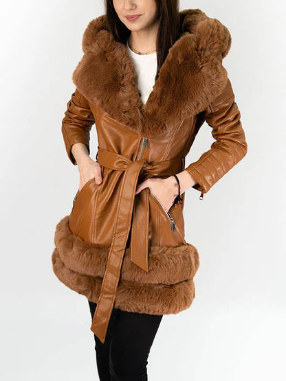 Chaqueta Larga con Capucha Integrada para Mujer | Ideal para la Temporada Fría