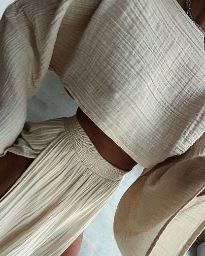 Conjunto de Dos Piezas con Corte Funcional para Mujer | Ideal para Días Cálidos