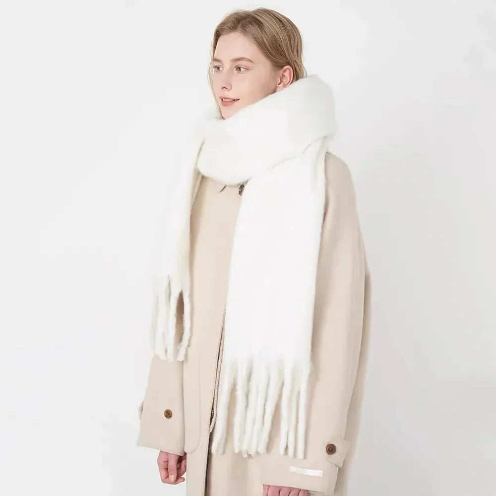 Bufanda Neutra para Mujer con Cobertura Completa del Cuello | Ideal para Otoño e Invierno