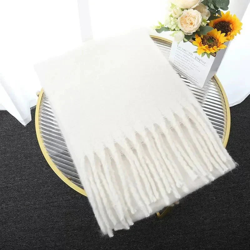 Bufanda Neutra para Mujer con Cobertura Completa del Cuello | Ideal para Otoño e Invierno