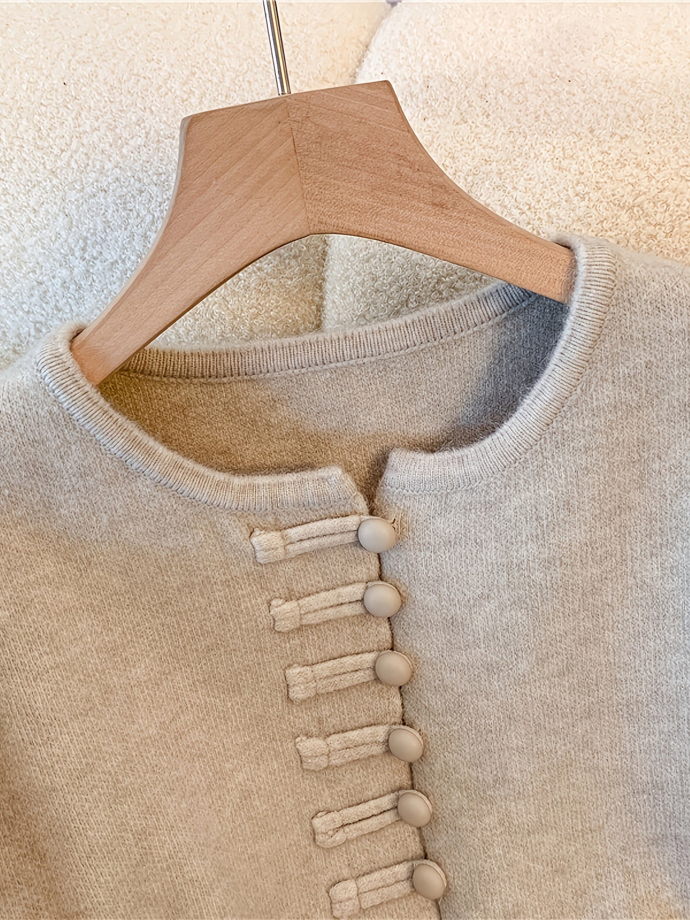 Conjunto De Dos Piezas Con Cárdigan De Manga Larga Para Mujer | Ideal Para Uso Diario