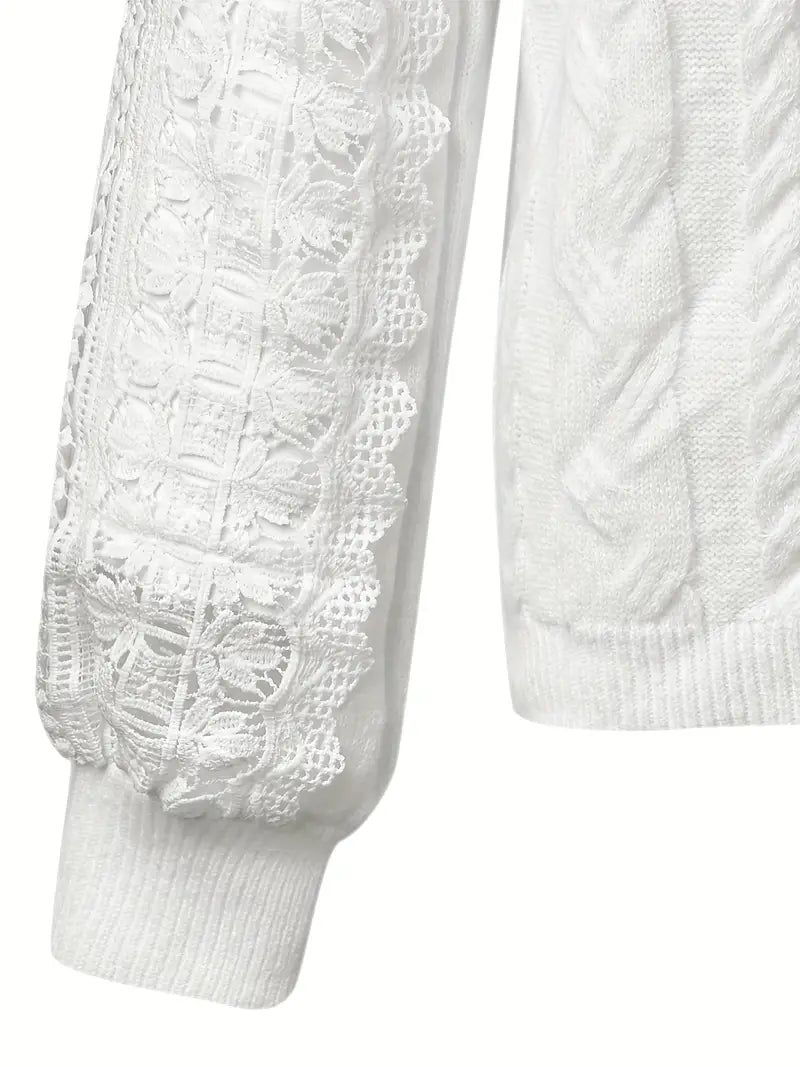 Jersey Con Detalles Calados Para Mujeres | Ideal Para Ocasiones Especiales